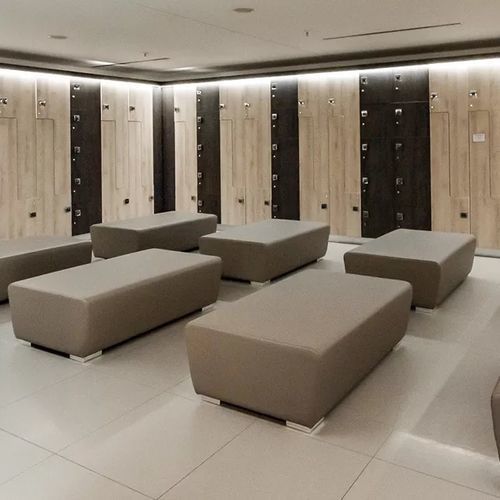 Moderne Bank - LINGOTTO - Fit Interiors - Kunstleder / ohne Rückenlehne / ohne Armlehnen