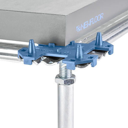Doppelboden-Unterkonstruktion / Stahl - S-LOCK SYSTEM - NEWFLOOR - erdbebensicher / für den Innenraum / für Außenbereich