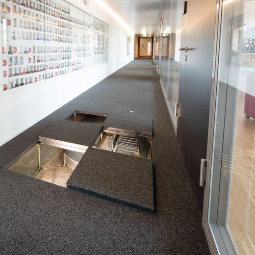 Doppelboden-Unterkonstruktion / Metall - TYPE 5 - Lenzlinger Access Floors - hochbelastbar / für den Innenraum