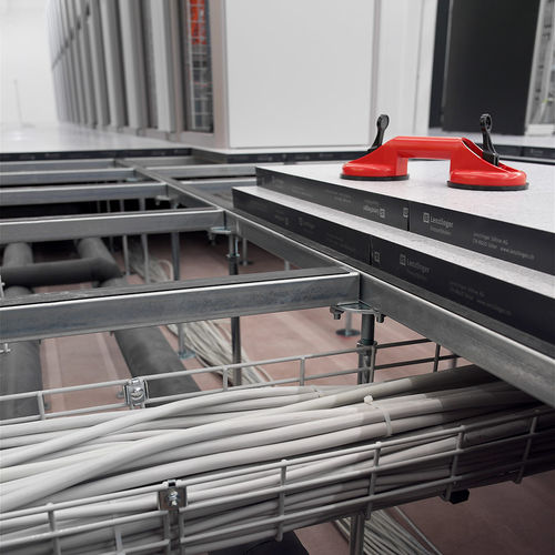 Doppelboden-Unterkonstruktion / Metall - TYPE 8 - Lenzlinger Access Floors - hochbelastbar / für den Innenraum