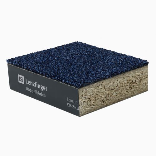 Doppelboden / galvanisiertem Stahl - PSBT-38  - Lenzlinger Access Floors - Spanplatte / Brandschutz / antistatisch