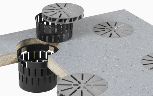Bodenstehender Luftdiffusor - Lenzlinger Access Floors - quadratisch / rund / rechteckig