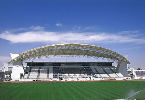 Membrankabel-Flächentragwerk - MERO-TSK - für Abdeckung / PVC-Folie / für Stadion