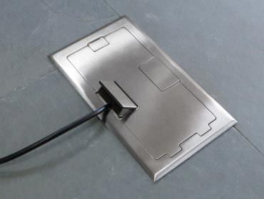Einbaufähiges Verteilergehäuse - R1X - FBS - Floor Box Systems - bodenstehend / für Steckdosen