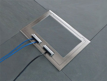 Einbaufähiges Verteilergehäuse - R3X : R34 - FBS - Floor Box Systems - bodenstehend / für Steckdosen
