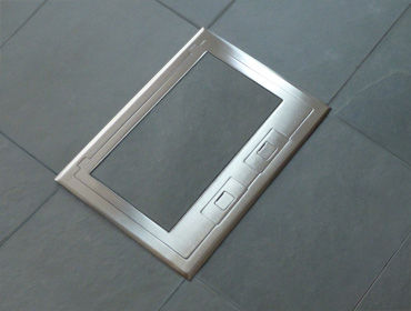 Einbaufähiges Verteilergehäuse - C3X - FBS - Floor Box Systems - bodenstehend / für Steckdosen