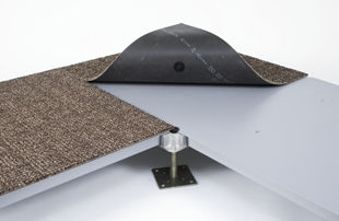 Aluminium-Doppelboden - Tasman Access Floors - für den Innenraum / Teppichbelag