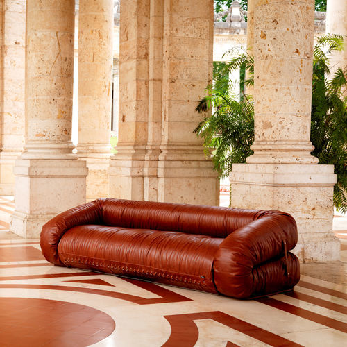 Bettsofa - ANFIBIO - Giovannetti Collezioni - modern / Leder / Made in Italy