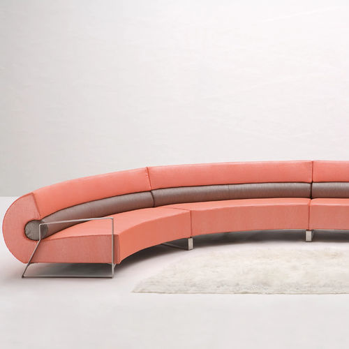 Modulsofa - BUBBA - Giovannetti Collezioni - modern / Stoff / mit Armlehnen