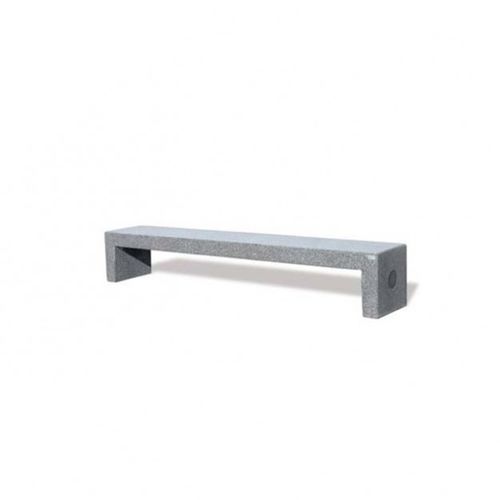 Moderne Bank für den öffentlichen Raum - BA78P - Francioli - Beton / Granit / ohne Rückenlehne