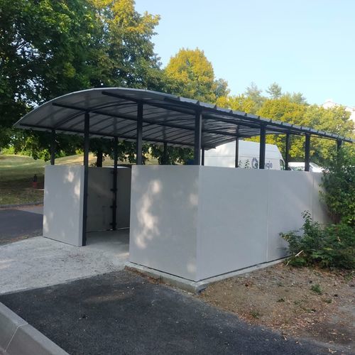Überdachung für Müllcontainer - CENTU'PARK - Francioli