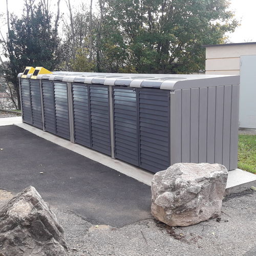 Überdachung für Müllcontainer - LUCIA - Francioli