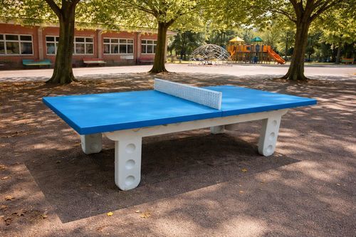 Tischtennisplatte für Außenbereich - Francioli - modern / für öffentliche Bereiche / Stahl