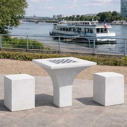 Schachtisch für Außenbereich - TLFRG P - Francioli - modern / für Schulen / für Universität