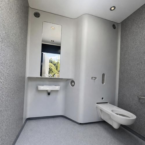 Automatische öffentliche Toilette - SAC EVO - Francioli - smart / Holz / Metall