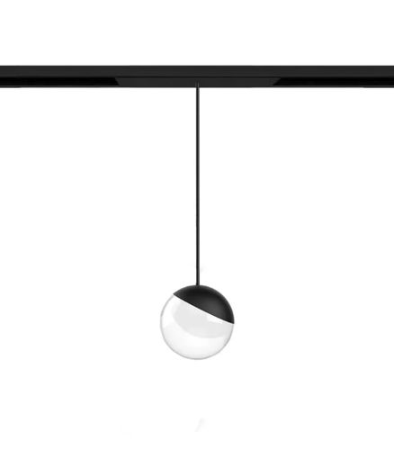 LED-Schienenleuchte - Suspended Ball - Saros Est OÜ - sphärisch / Metall / für Gewerbegebrauch