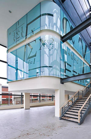 Glasscheibe / ESG Glas - TEMPLEX DESIGN - Furukawa Corporation - transparent / für Innenausbau
