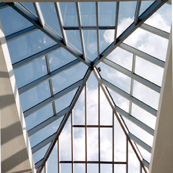 Oberlicht für Dach - SKYGARD 2500® - EXTECH Exterior Technologies, Inc - mit Doppelverglasung / mit Aufsatzkranz / Glas