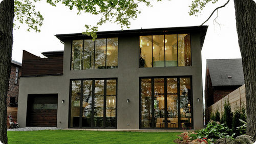 Schiebe-Stapel-Terrassentür - RESIDENTIAL - Solar Innovations, Inc. - faltbar / Aluminium / mit Doppelverglasung