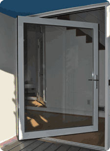 Eingangstür - SI3000P - Solar Innovations, Inc. - Glas / einflügelig / Glas