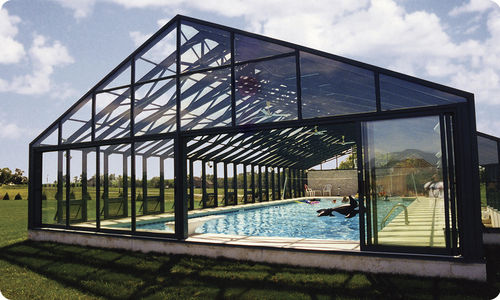 Aluminium-Veranda - Solar Innovations, Inc. - für Pool