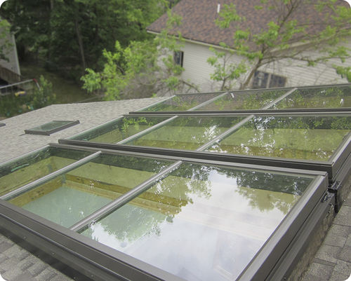 Aluminium-Dachfenster - Solar Innovations, Inc. - Projektion / mit Doppelverglasung / mit Wärmedämmung