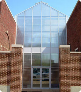 Sonnenschutzglasscheibe - Solar Innovations, Inc. - transparent / für Fassaden / flach