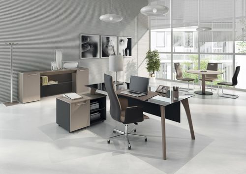 Chefschreibtisch - ATTIVA - Codutti Furniture Srl - modern / Holz / Laminat