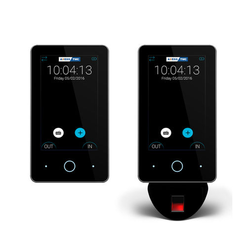Stechuhr / Biometrisches Fingerabdruck - X4 GLASS - Axess TMC