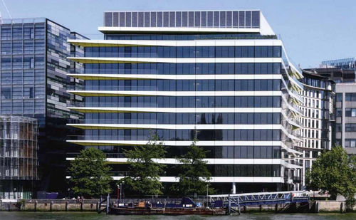 Hinterlüftete Fassade / Glas - RIVERBANK HOUSE - Josef Gartner
