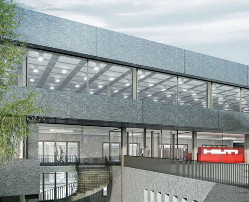 Paneel-Vorhangfassade - HILTI INNOVATION CENTER - Josef Gartner - aus Metall und Glas