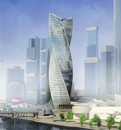 Vorhangfassade / freitragende Struktur - EVOLUTION TOWER - Josef Gartner - aus Metall und Glas