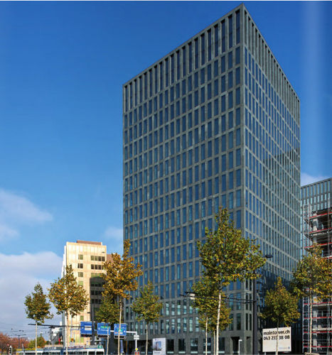 Paneel-Vorhangfassade - GESCHAFTSHAUS THURGAURE STRAßE  - Josef Gartner - Glas / Stein