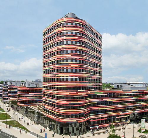 Hinterlüftete Fassade / Glas - BSU STATE MINISTRY - Josef Gartner - Metall