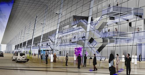 Paneel-Vorhangfassade - DOHA CONVENTION CENTER - Josef Gartner - aus Metall und Glas / Sonnenschutz