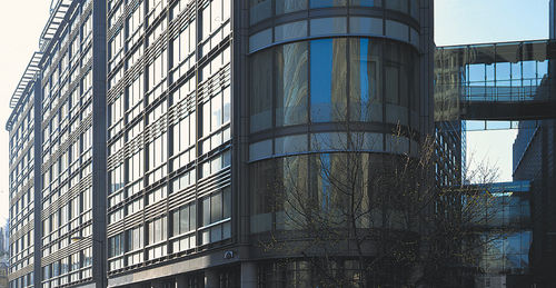 Paneel-Vorhangfassade - FLEET STREET - Permasteelisa - Stein / aus Metall und Glas