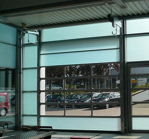 Sektionales Industrietor - SPACELITE HT  - Angel Mir – Portes Bisbal - Glasfaser / für die Lebensmittelindustrie / halbverglast