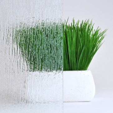Isolierende Glasscheibe - RAIN - ARCH Aluminum & Glass Co., Inc. - ESG Glas / Ornament / texturiert