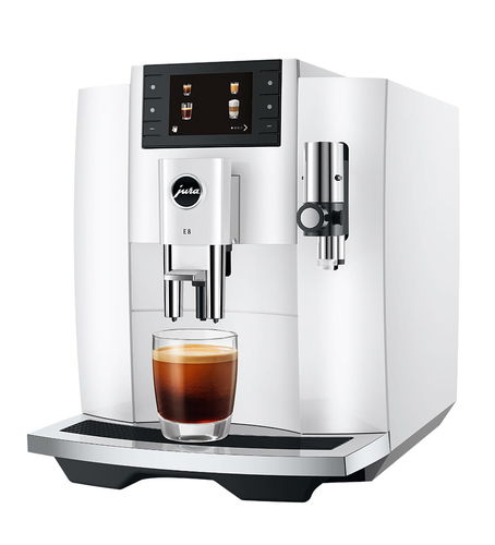 Espressomaschine - E8 - JURA - vollautomatisch / 2 Brühgruppen / Heißwasser
