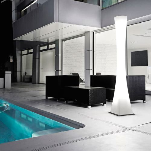 Moderne Leuchtsäule - MASAI - Pujol Iluminacion - Polycarbonat / LED / für den Innenraum