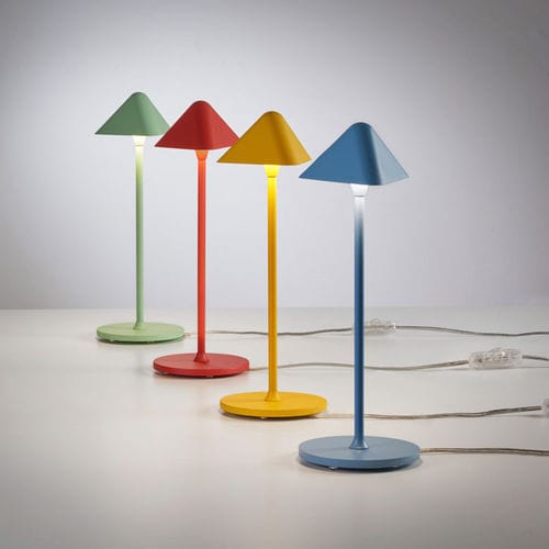 Tischlampe - TOMAS - Pujol Iluminacion - Aluminium / modern / mit Kabel