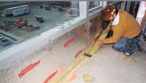 Thermo-akustische Isolierung - SAFING™ - Thermafiber, Inc - Mineralwolle / Platten / Innenbereich