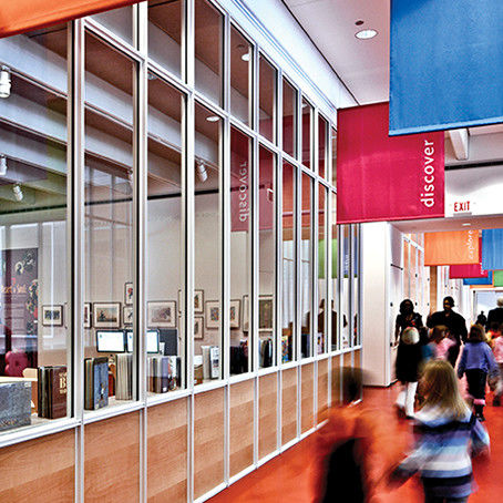 Abnehmbare Trennwand - FIREFRAMES® SERIES - TGP - mit Glasfront / Aluminium / für professionellen Einsatz