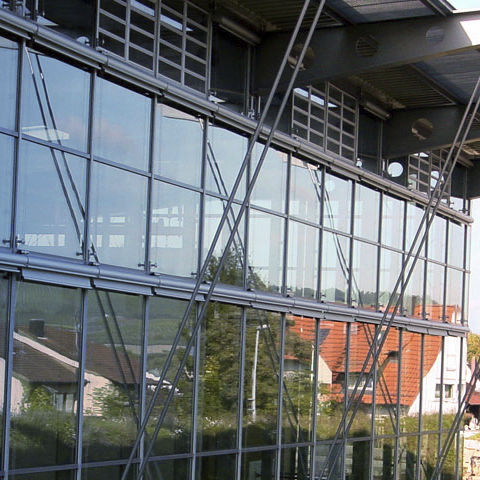 Edelstahl-Befestigungssystem - FIREFRAMES® CURTAINWALL SERIES - TGP - für Vorhangfassade / Innenbereich / Außen