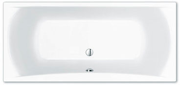 Acryl-Badewanne - AROSA 170/180/190 - Repabad - doppelt / weiß