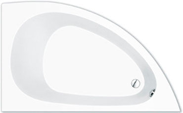 Badewanne für Eckeinbau - SYDNEY 150 - Repabad - Acryl / weiß