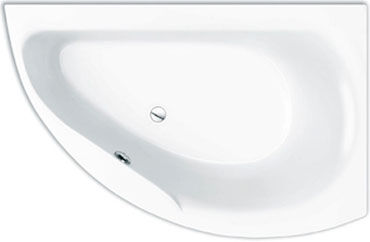 Badewanne für Eckeinbau - TAURUS 160 - Repabad - Acryl / weiß