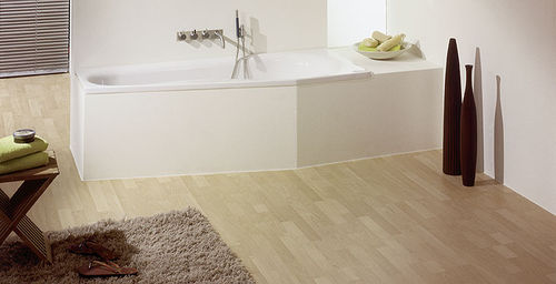 Badewanne für Eckeinbau - TIKA 160/170 - Repabad - Acryl / weiß
