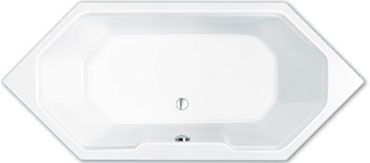 Acryl-Badewanne - PEGASUS 195 N - Repabad - weiß