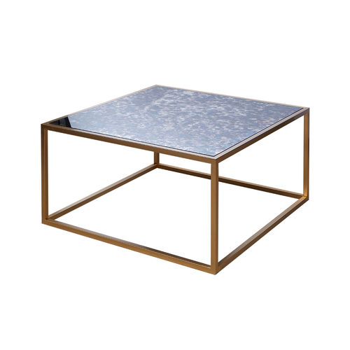 Moderner Couchtisch - SUTIL ANCIENT - Viveti - Metall / Gestell aus Metall / quadratisch